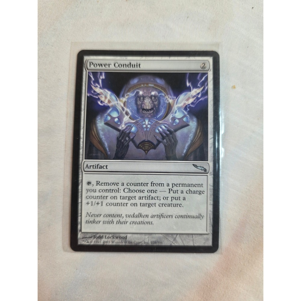 Magic The Gathering Power Conduit Mirrodin 2003 Uncommon Artifact Card MTG